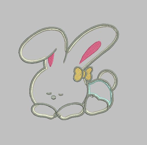 Uyuyan tavşan tokalı