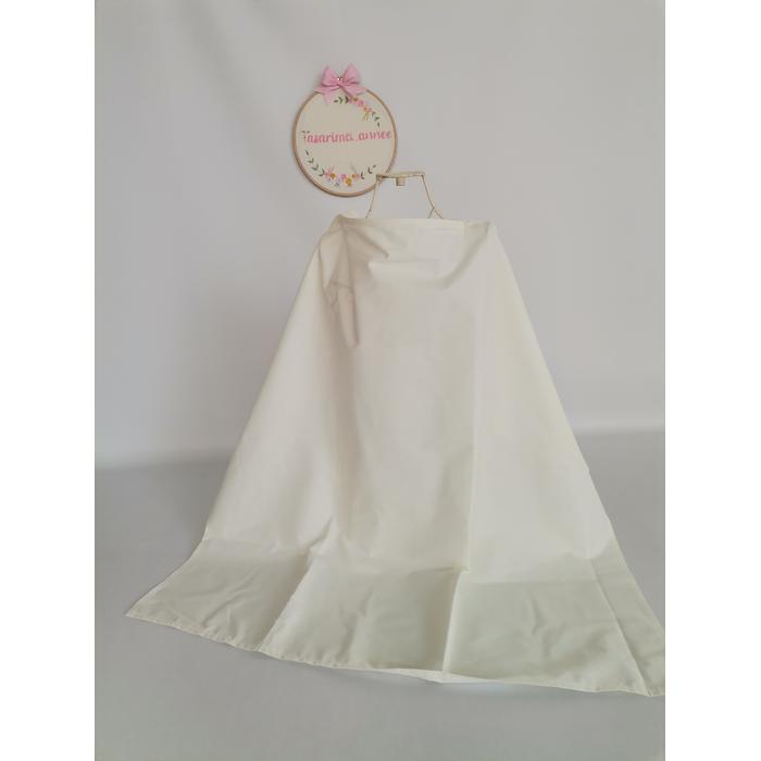 Babynest 8'li set krem örgü pike - krem poplin