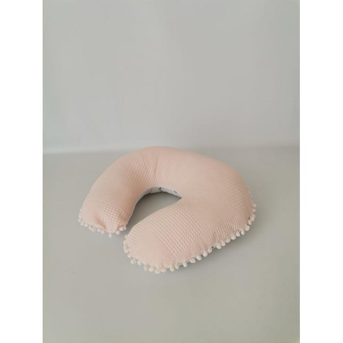 Babynest 8'li set somon waffle pike - gümüş kalpli poplin