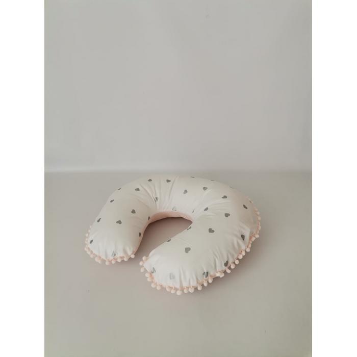 Babynest 8'li set somon waffle pike - gümüş kalpli poplin