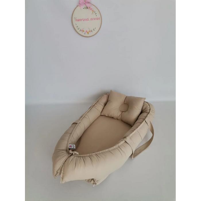 Babynest 8'li set bej poplin