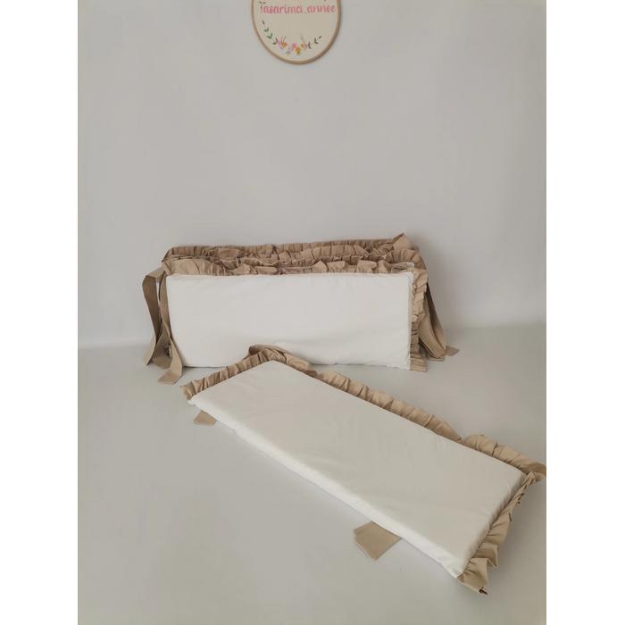 BEYAZ - V10 BEJ (VİZON) FIRFIRLI KORUMALIK