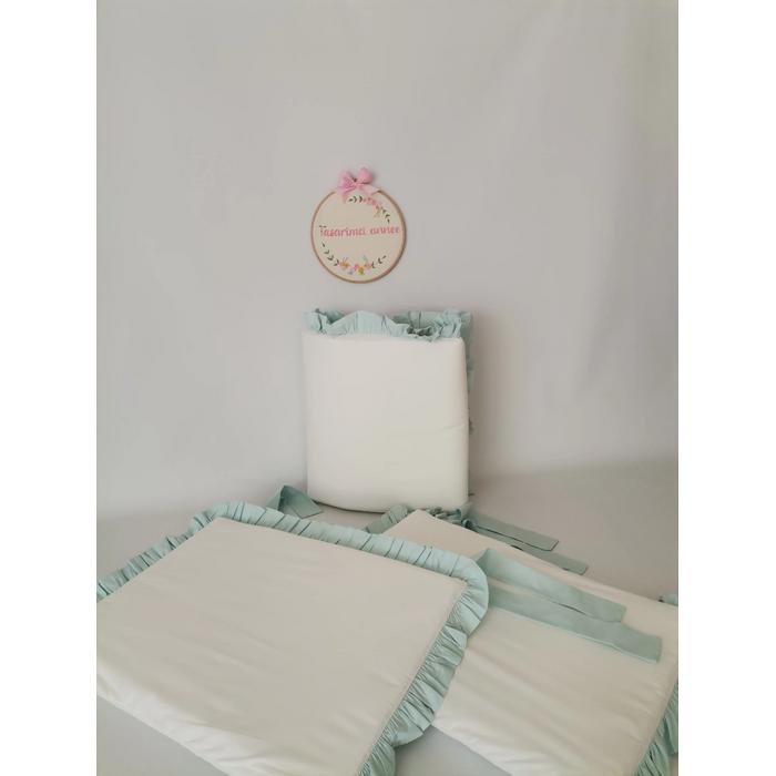 BEYAZ - V58 YEŞİL FIRFIRLI KORUMALIK