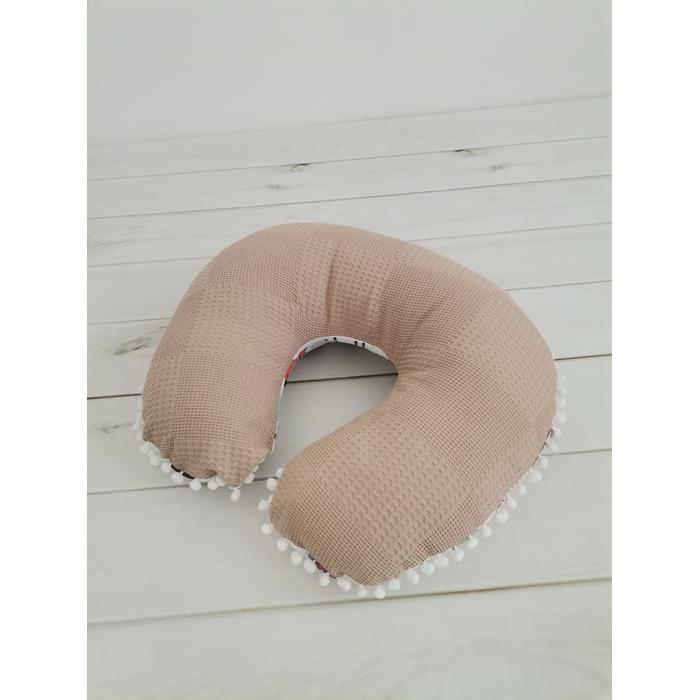 Babynest 8'li set bej waffle pike - hayvan figürlü müslin