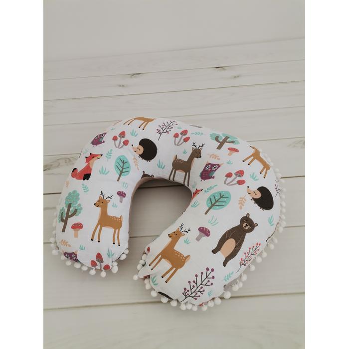 Babynest 8'li set bej waffle pike - hayvan figürlü müslin