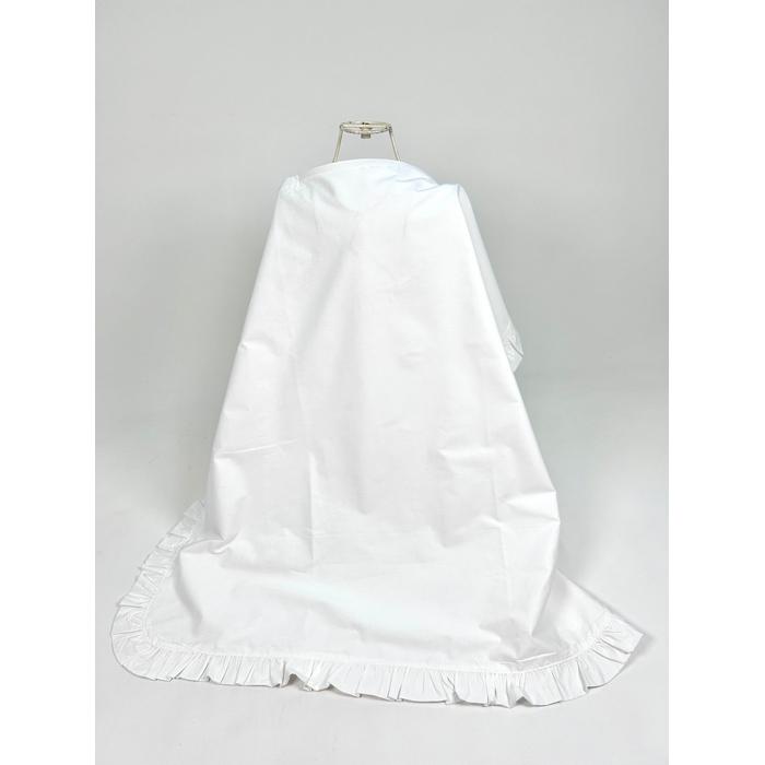 Babynest 8'li fırfırlı set beyaz poplin