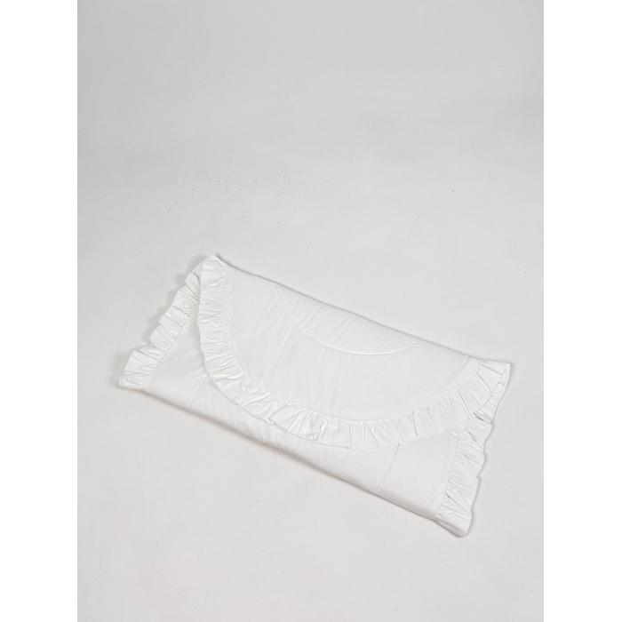 Babynest 8'li fırfırlı set beyaz poplin