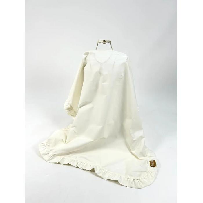 Babynest 8'li fırfırlı set krem örgü pike - krem poplin