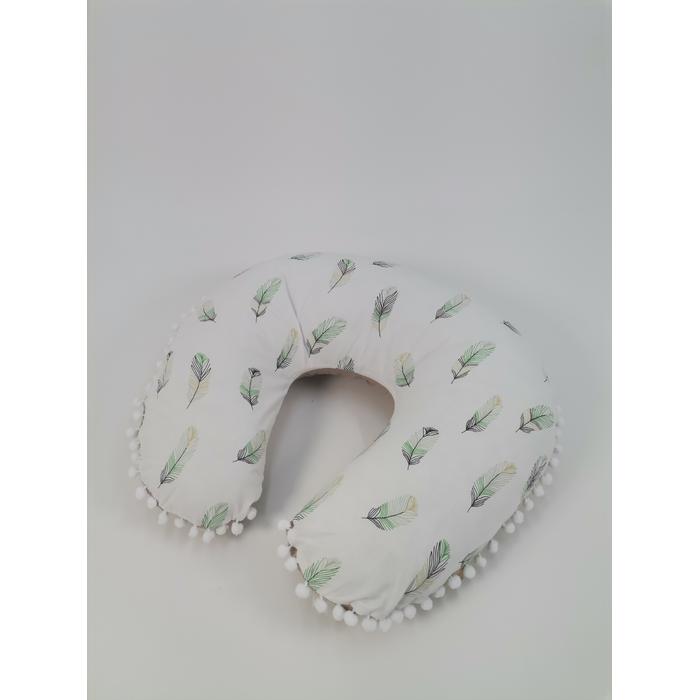 Babynest 8'li set bej waffle pike - yeşil tüylü poplin