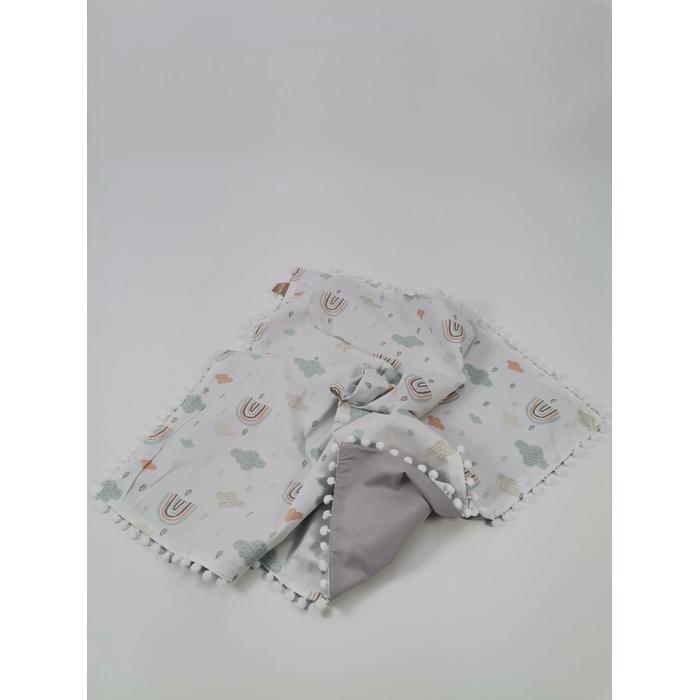 Babynest 8'li set gökkuşaklı poplin - gri poplin