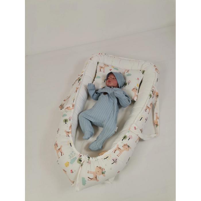 Babynest 8'li set karacalı poplin - beyaz poplin