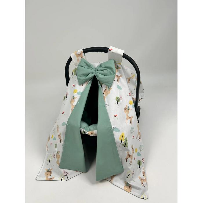 Babynest 8'li set karacalı poplin - yeşil poplin