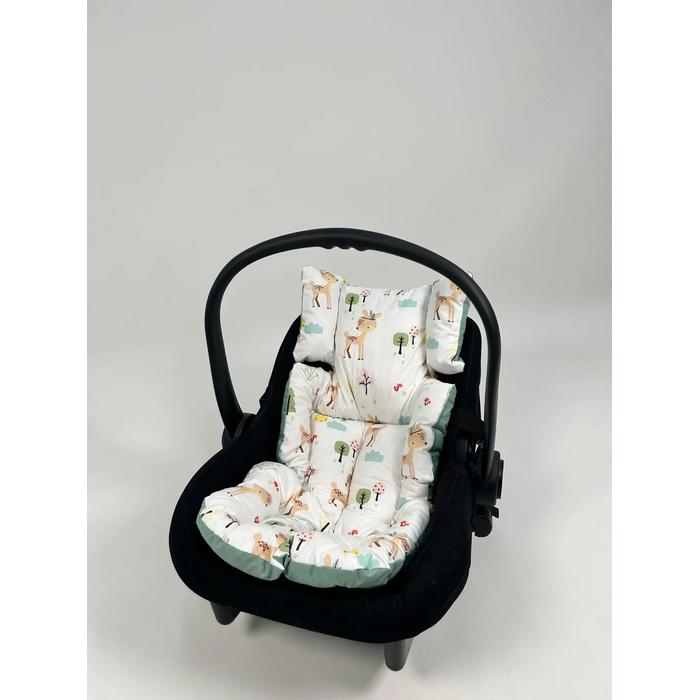 Babynest 8'li set karacalı poplin - yeşil poplin