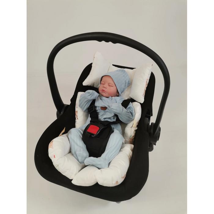 Babynest 8'li set karacalı poplin - beyaz poplin