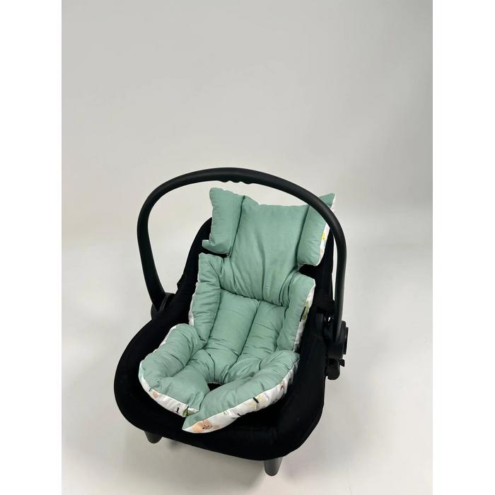 Babynest 8'li set karacalı poplin - yeşil poplin