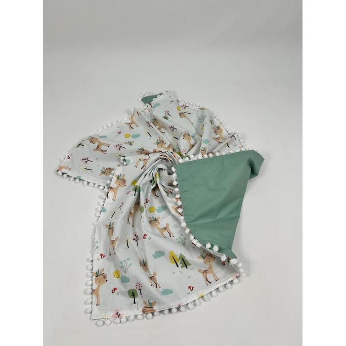 Babynest 8'li set karacalı poplin - yeşil poplin