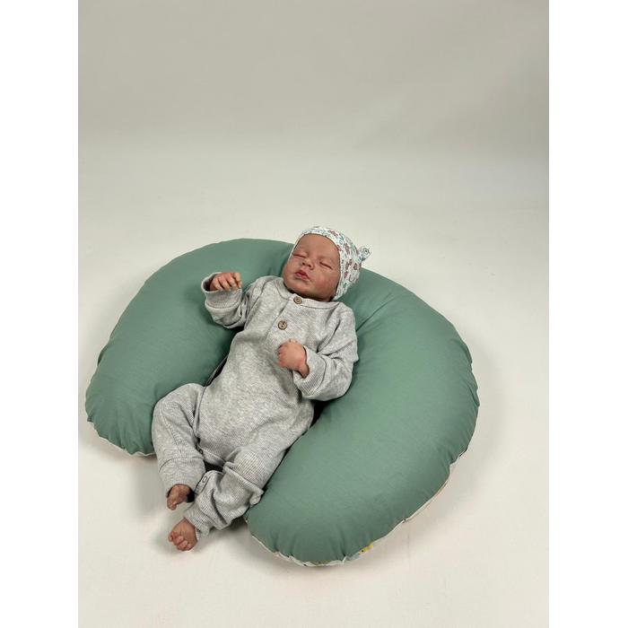 Babynest 8'li set karacalı poplin - yeşil poplin