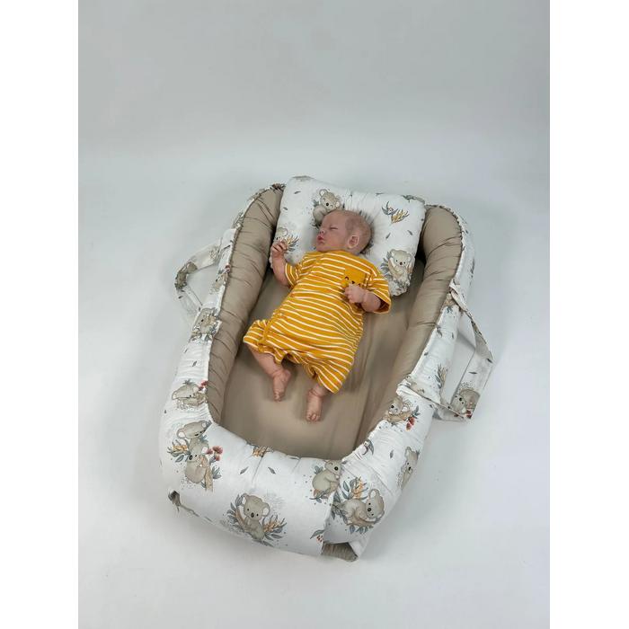 Babynest 8'li set koala poplin - bej poplin
