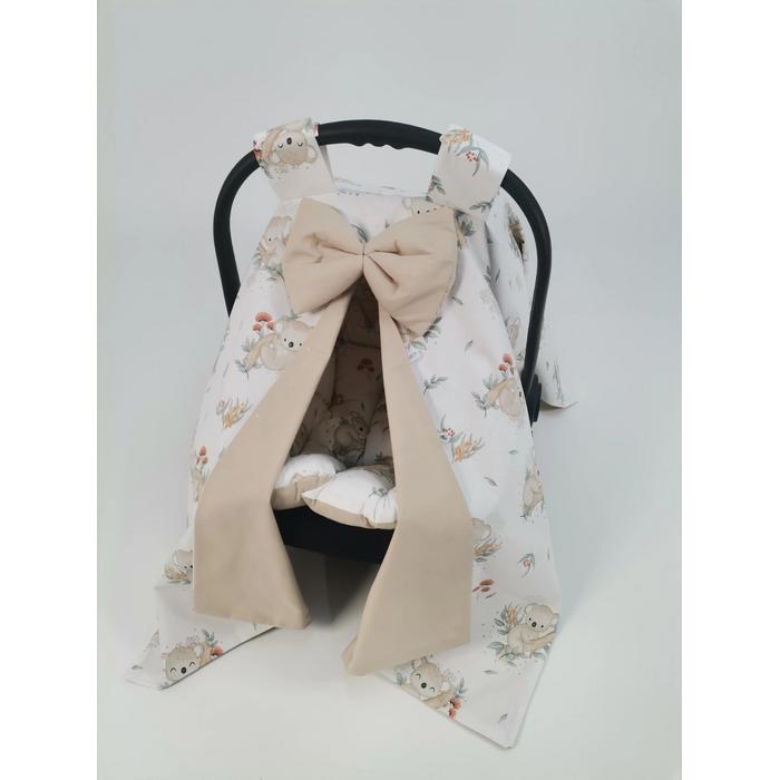 Babynest 8'li set koala poplin - bej poplin