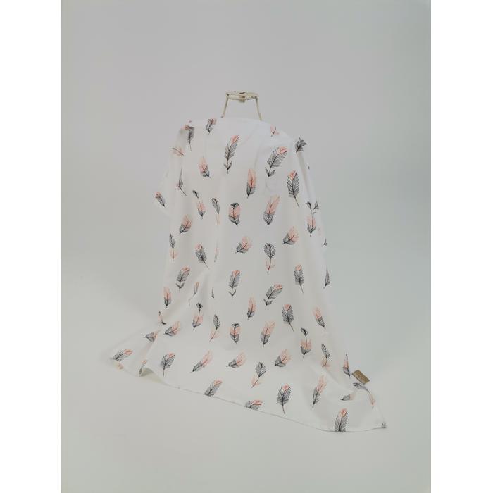 Babynest 8'li set krem örgü pike - pembe tüylü poplin