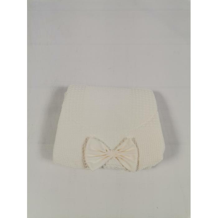 Babynest 8'li set krem waffle pike - krem poplin