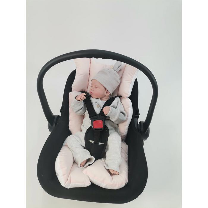 Babynest 8'li set somon poplin - gümüş mickeyli poplin