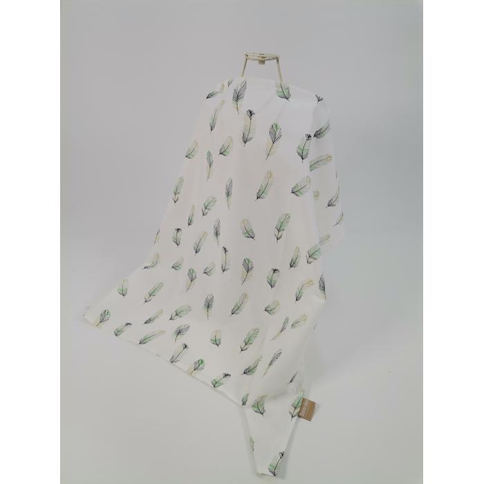 Babynest 8'li set yeşil waffle pike - yeşil tüylü poplin