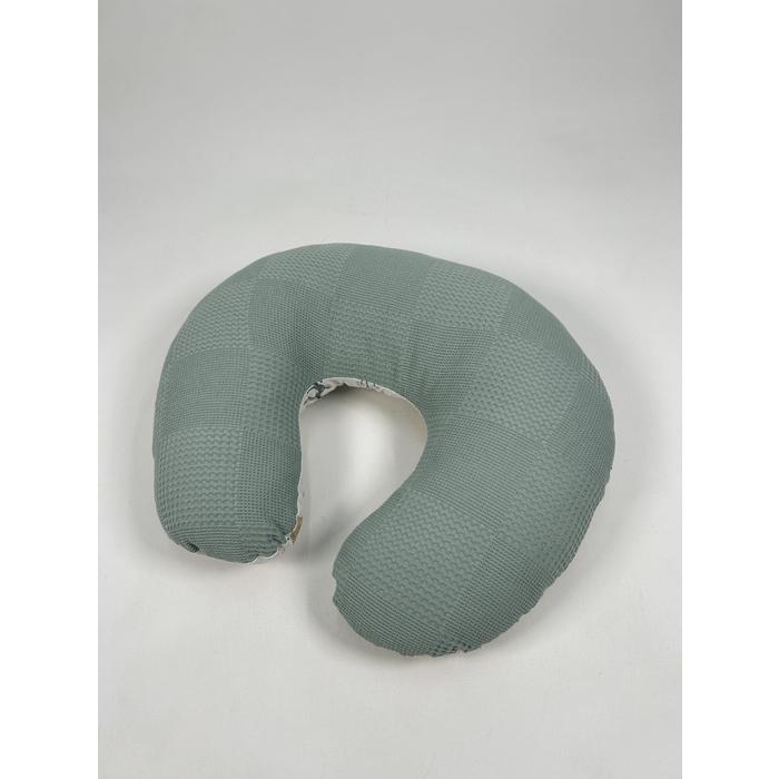 Babynest 8'li set yeşil waffle pike - yeni ceylanlı poplin