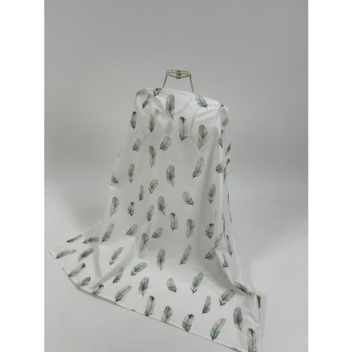 Babynest 9'lu set fıstık yeşili waffle pike - yeşil tüylü poplin