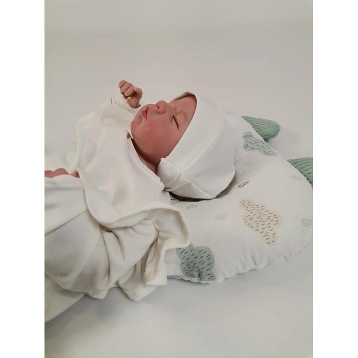 Düz kafa yastığı gökkuşaklı poplin