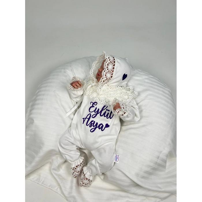 Hastane çıkışı 10'lu güpürlü isim işlemeli 2