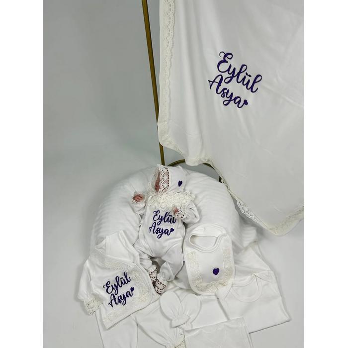 Hastane çıkışı 10'lu güpürlü isim işlemeli 2