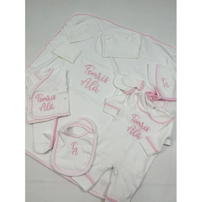 Hastane çıkışı 10'lu pembe biyeli hastane çıkışı