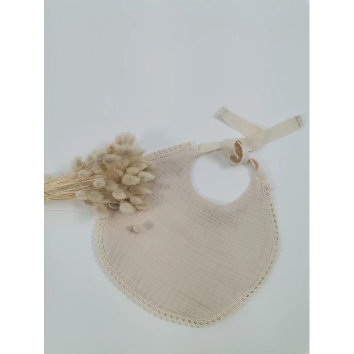 Müslin seti 4 parça - 4 kat bej müslin 