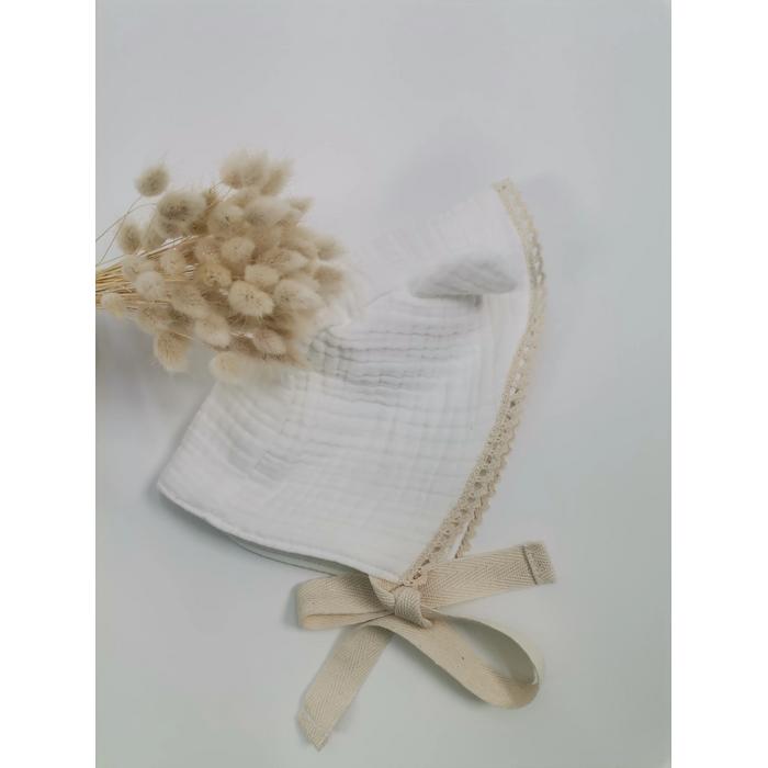 Müslin seti 4 parça - 4 kat ekru müslin 