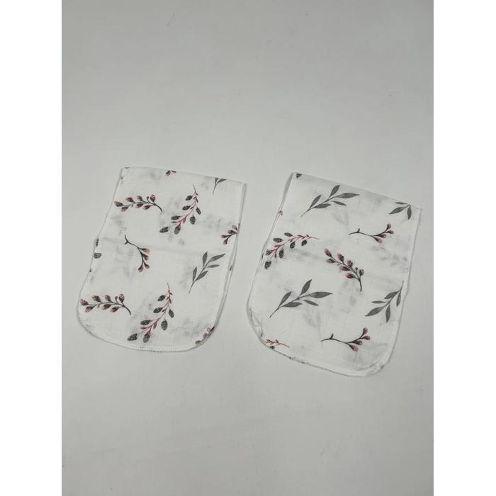 Müslin seti 8 parça pembe zeytindalı desenli müslin