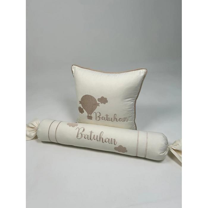 Nevresim takımı 5 parça krem poplin