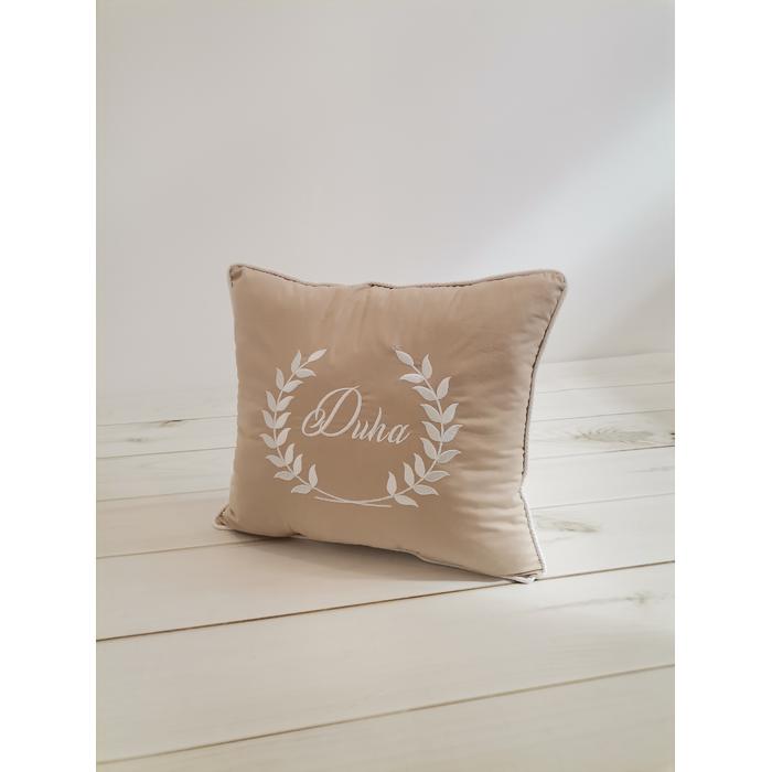 Pike takımı 5 parça baklava desenli pike - bej poplin