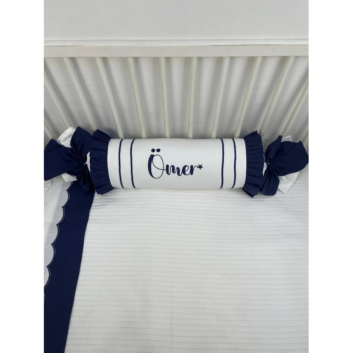 Pike takımı 5 parça beyaz örgü pike - beyaz poplin 7