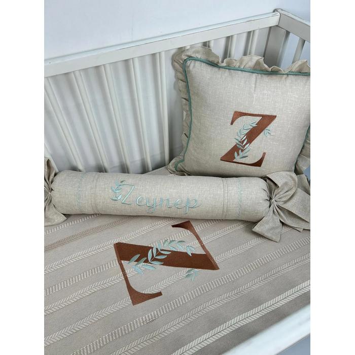 Pike takımı 5 parça bohem örgü pike - isviçre keteni