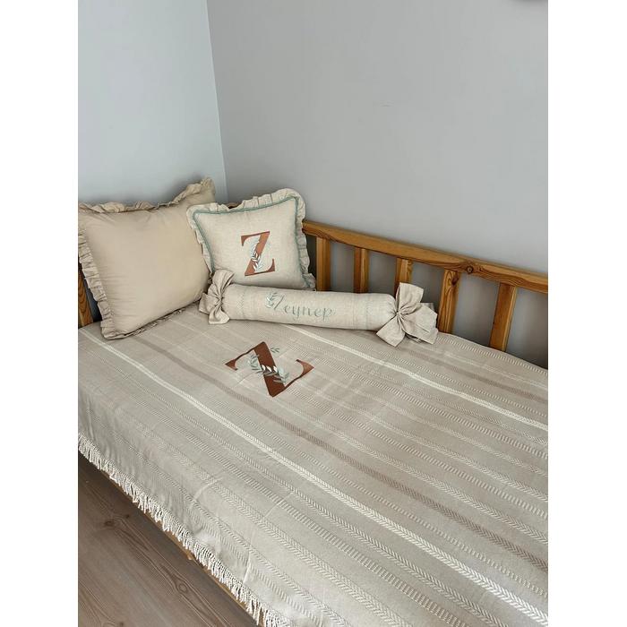 Pike takımı 5 parça bohem örgü pike - isviçre keteni