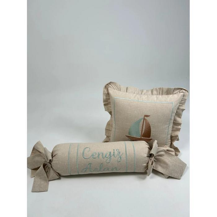 Pike takımı 5 parça bohem örgü pike - isviçre keteni 2