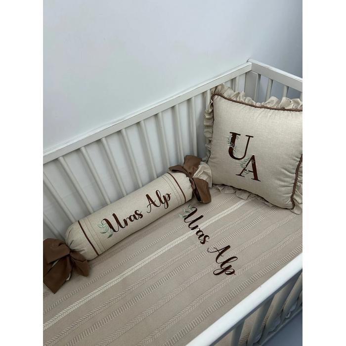 Pike takımı 5 parça bohem örgü pike - isviçre keteni 3