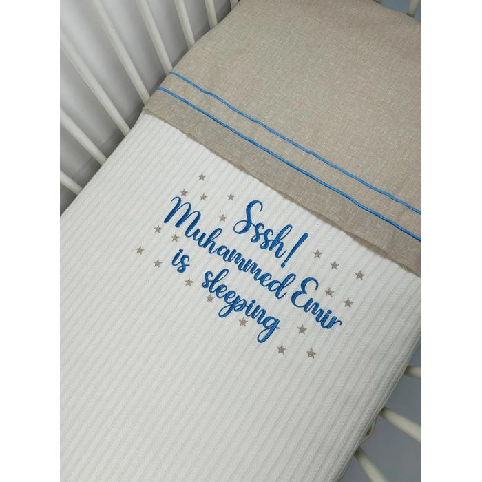 Pike takımı 5 parça örgü pike - isviçre keteni 