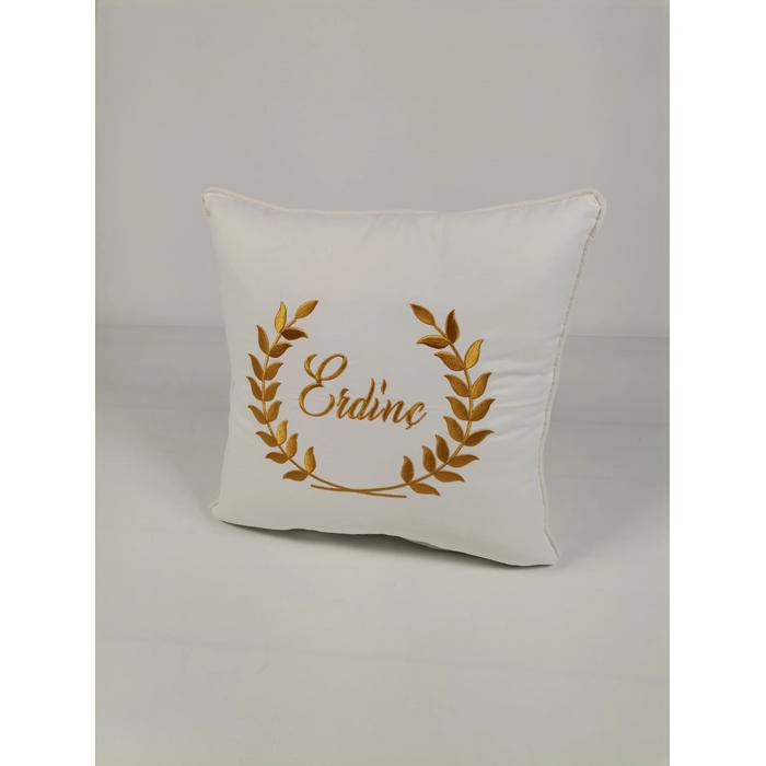 Pike takımı 6 parça baklava desenli pike - beyaz poplin