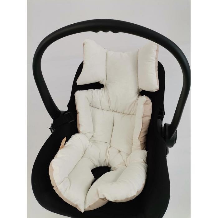 Puset örtüsü fırfırlı krem - bej poplin