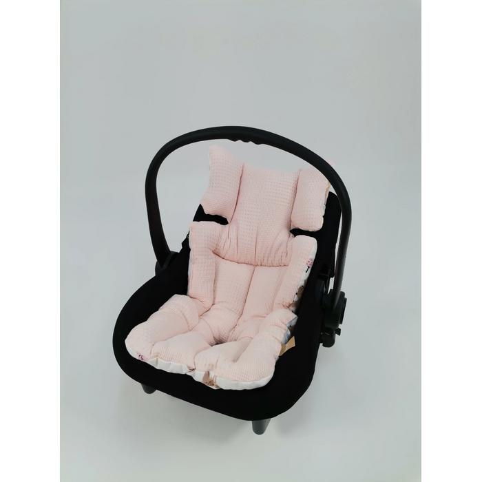 Puset örtüsü somon waffle pike - karacalı müslin