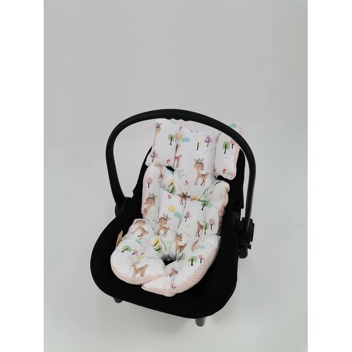 Puset örtüsü somon waffle pike - karacalı müslin