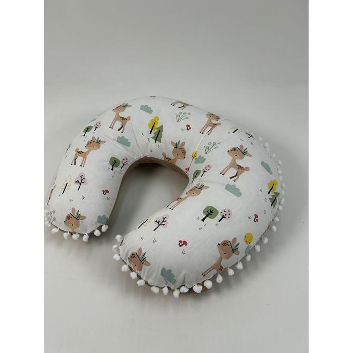 Yuvarlak babynest 9'lu set bej waffle pike - karacalı poplin