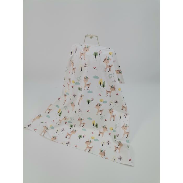 Yuvarlak babynest 9'lu set krem waffle pike - karacalı poplin